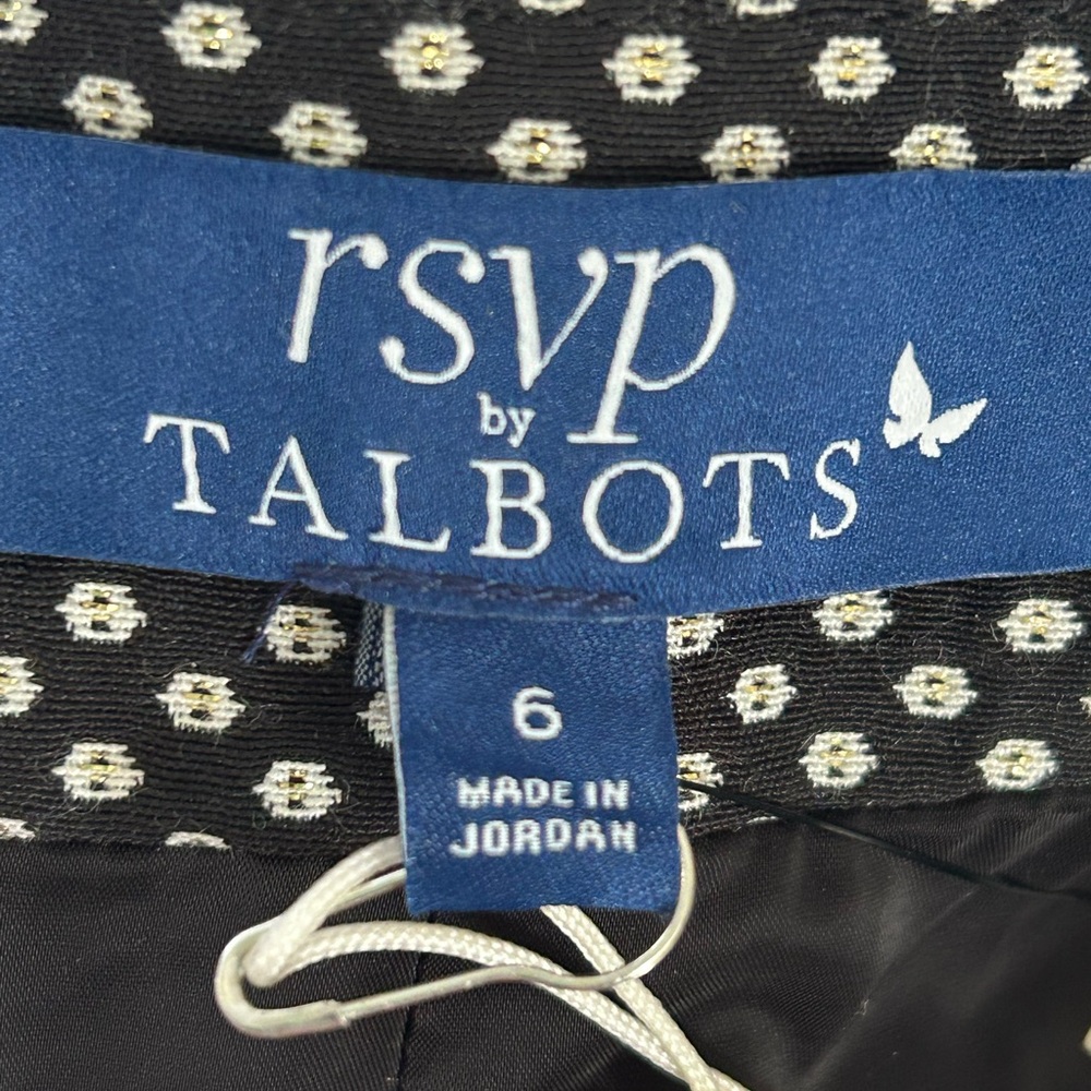 TALBOTS CHATHAM ANKLE PANTS - FRESH DOT Size 6 NWT - Picture 8 of 17